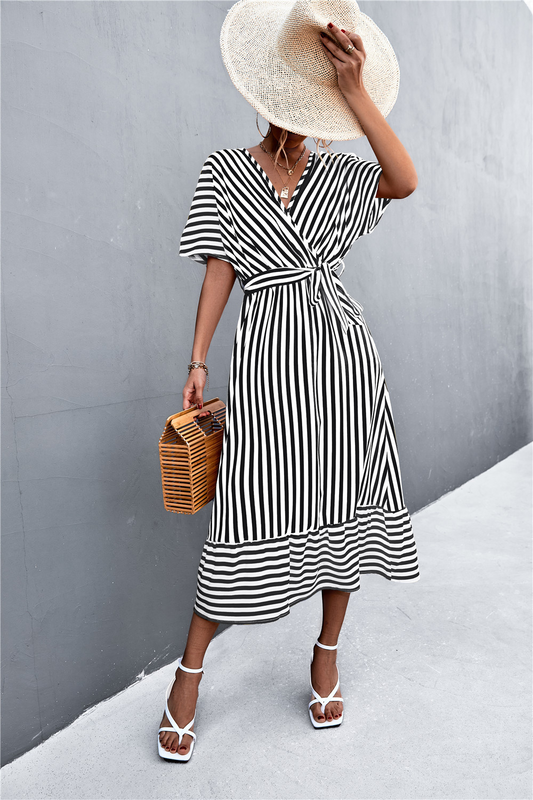 Mary - Maxivestido de rayas