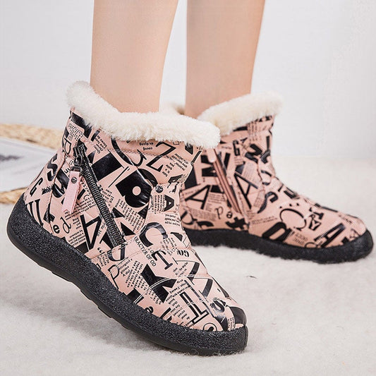 Botas invierno para mujer con estampado - Lirenne