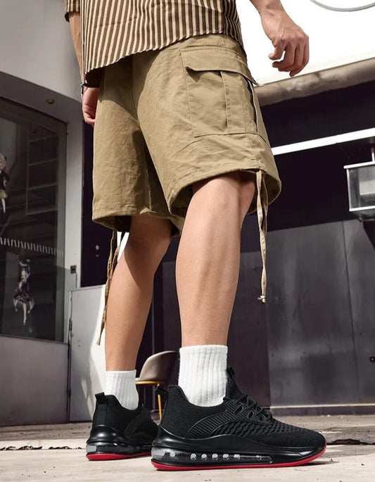 Zapatillas deportivas para hombre tejido transpirable suela con cámara de aire - Elías