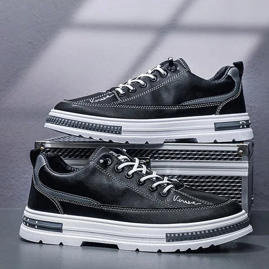 Zapatillas deportivas hombre piel sintética suela elevada - Bruno