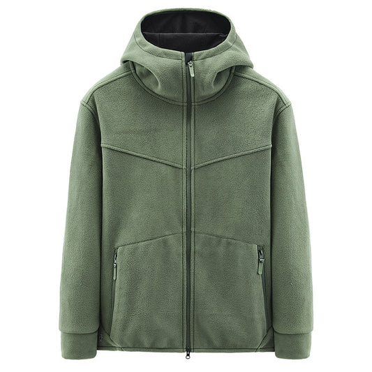 Chaqueta polar para hombre con capucha - Nils