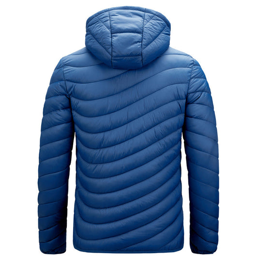 Chaqueta acolchada ligera para hombre con capucha - Sverre