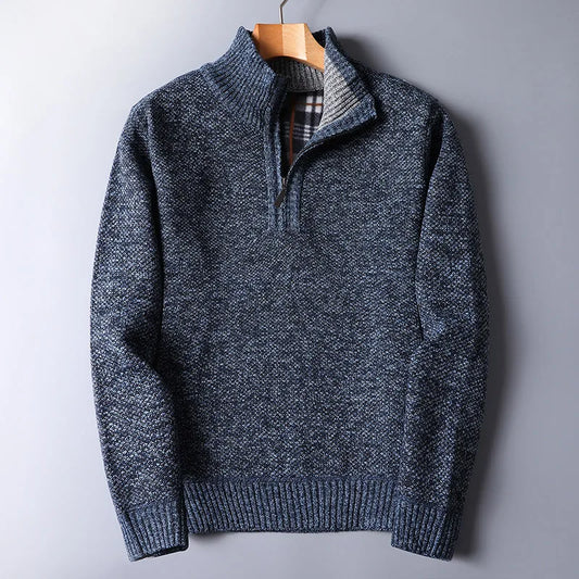 Sueter de lana para hombre con cremallera - Darven