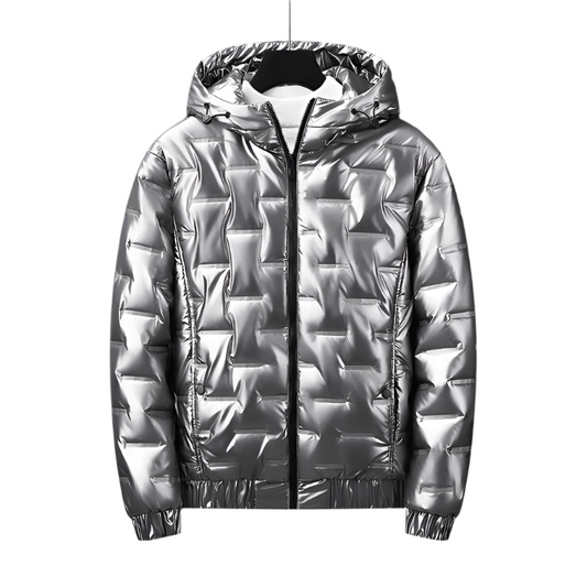 Chaqueta acolchada con capucha para hombre - Luuk