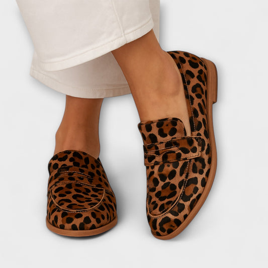 Mocasines lujosos con estampado de dama - Patricia