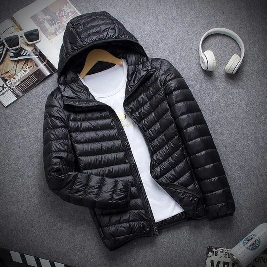 Chaqueta acolchada ligera hombre con capucha y cremallera - Tidus