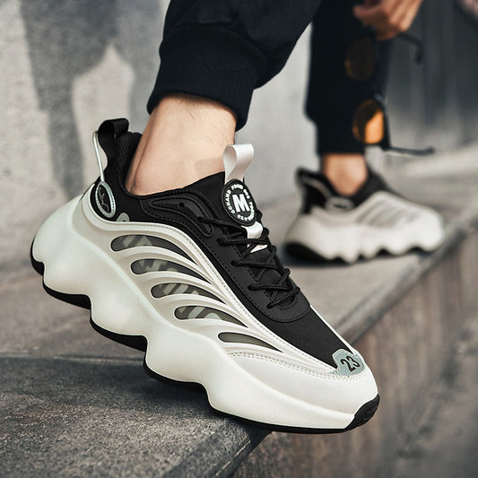 Zapatillas deportivas para hombre de malla transpirable suela alta - Héctor