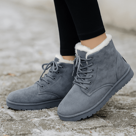 Botas invernales con acabado aterciopelado - Alvine