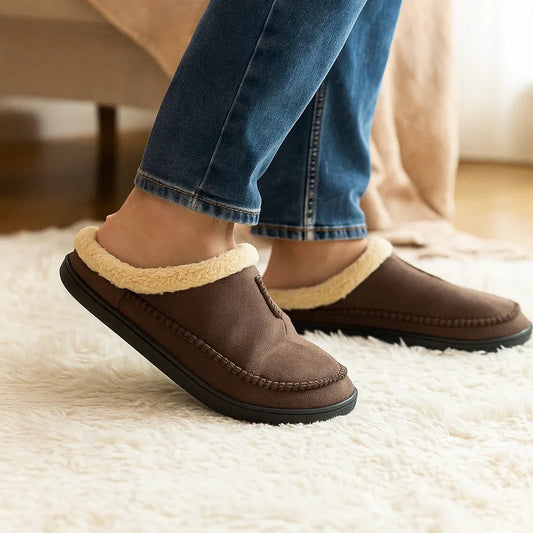 Zapatillas de casa para hombre efecto afelpado - Yelzar