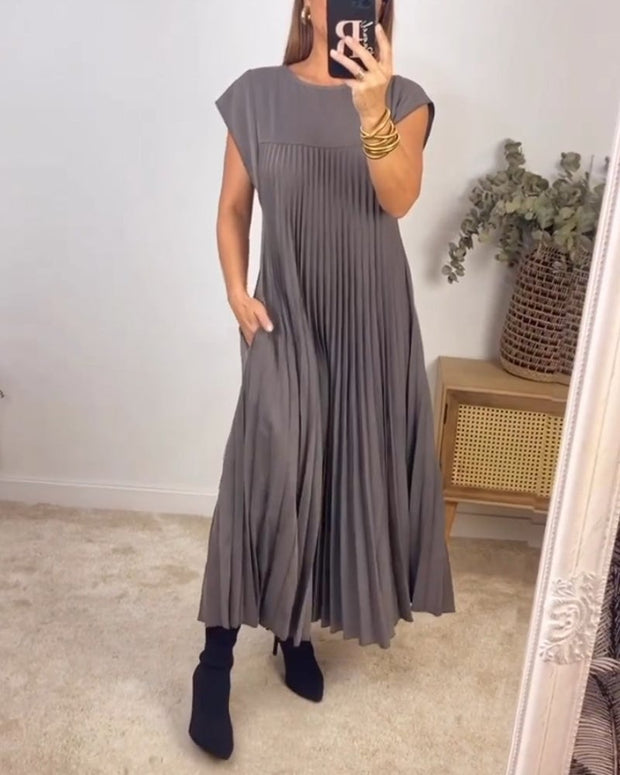 Rachel - Vestido básico de manga corta