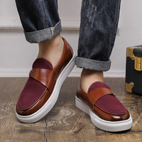 Zapatillas casual de piel para hombre - Jonas