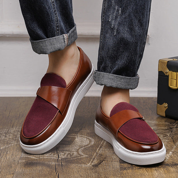 Zapatillas casual de piel para hombre - Jonas