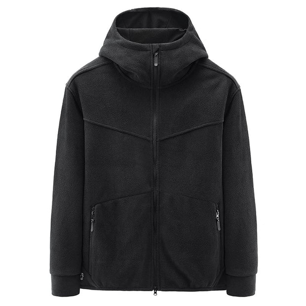 Chaqueta polar para hombre con capucha - Nils