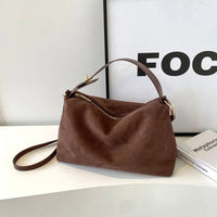 Bolso de hombro para mujer ante suave estilo retro - Maëlle