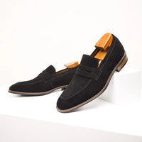 Mocasines hombre cuero gamuza estilo clásico - Lancaster