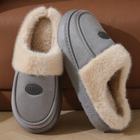 Pantuflas de hombre Cálido forro de piel Antideslizante - Lars