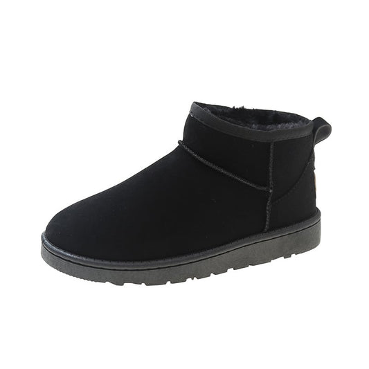 Botines de invierno para mujer en ante con forro suave - Mia