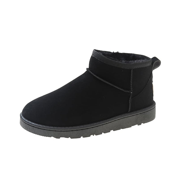 Botines de invierno para mujer en ante con forro suave - Mia