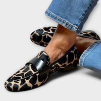 Mocasín con estampado animal - Yeny