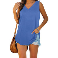 Nana - Camiseta de tirantes de punto con cuello en V