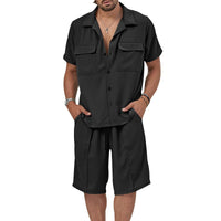 Conjunto casual para hombre de tela fluida estilo relajado - Fabián