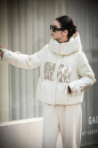 Elvy - Chaqueta de plumón con capucha