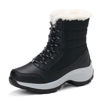Botas de nieve impermeables para mujer con forro calido - Elara