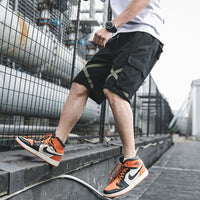 Pantalones cortos para hombre de algodón con diseño cargo urbano - Damián