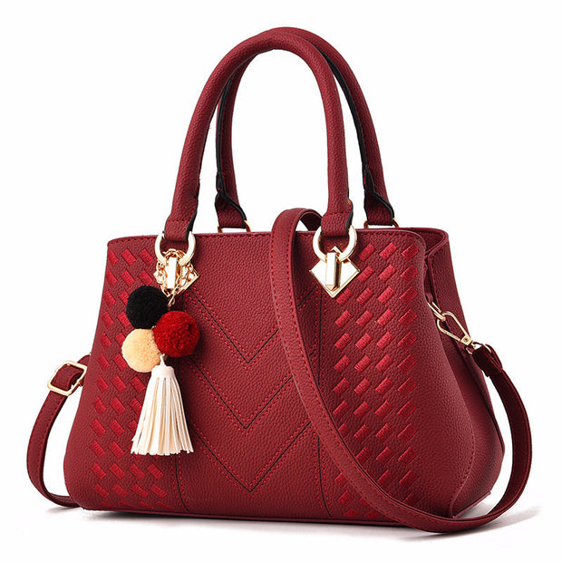 Bolso de mano elegante con textura - Mandala