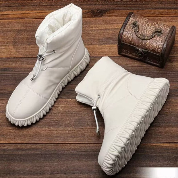 Botines impermeables para mujer acolchados con cordon - Ivonne
