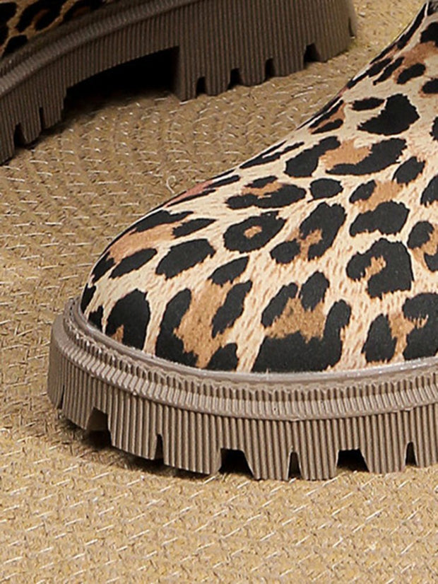 Botas de invierno para mujer con estampado animal y forro calido - Yuliana