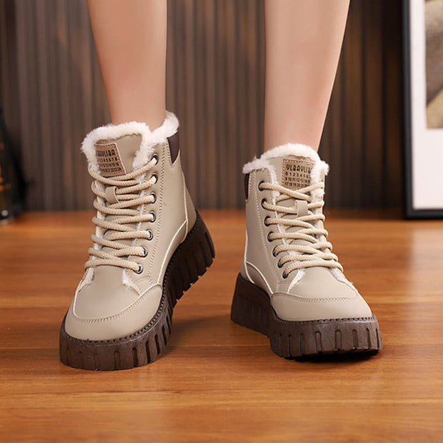 Botines para mujer estilo invernal  - Vaelinne