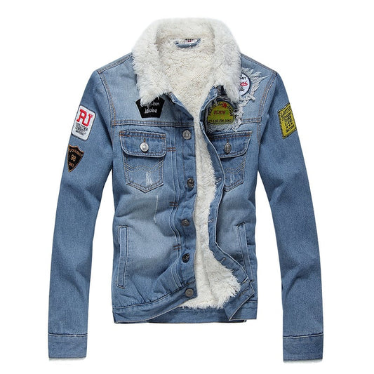 Chaqueta vaquera para hombre de corte recto forrado - Darnel