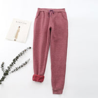 Pantalones para mujer efecto aterciopelado interior - Lureta