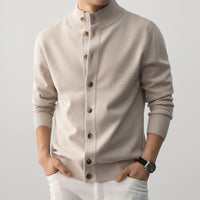 Cárdigan grueso de cuello alto para hombre - Silah