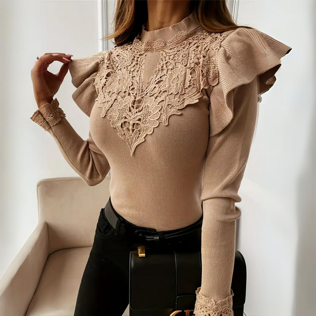 Lulu - Elegante camisa de manga larga para mujer