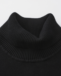 Jersey hombre cuello alto punto liso manga larga - Aldren