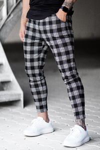 Leonardo - Pantalón estampado a cuadros