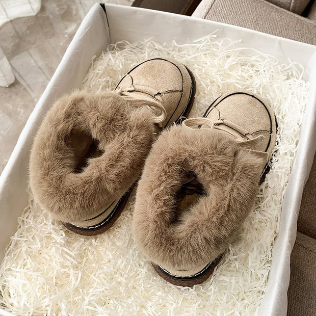Botines de invierno para mujer con interior de pelo suave - Amelie