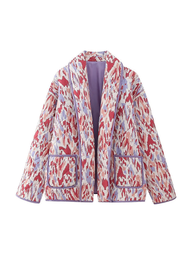 Chaqueta acolchada y estampada para mujer - Erika
