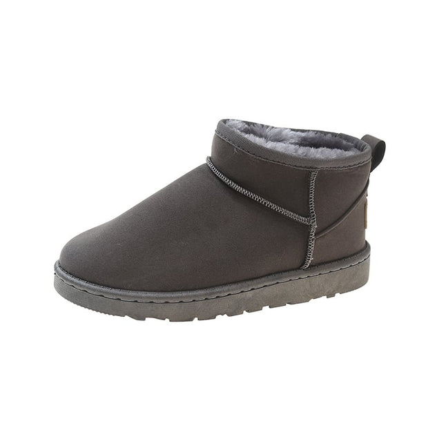 Botines de invierno para mujer en ante con forro suave - Mia