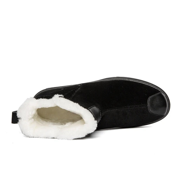 Botines de invierno para hombre en ante con forro calido - Danny