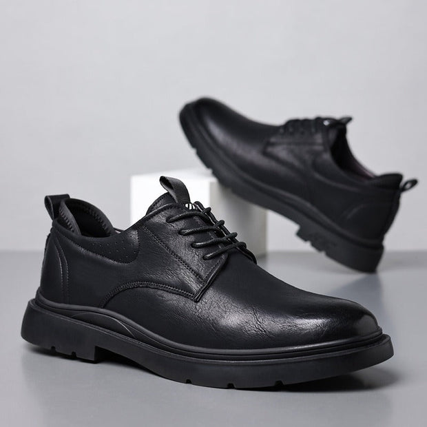 Zapatos casuales hombre cuero sintético suela robusta - Tomás