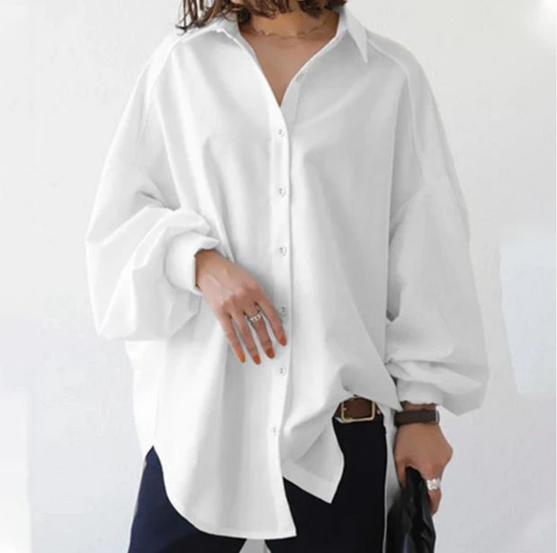 Antonia - Blusa de mujer con solapas Fashion
