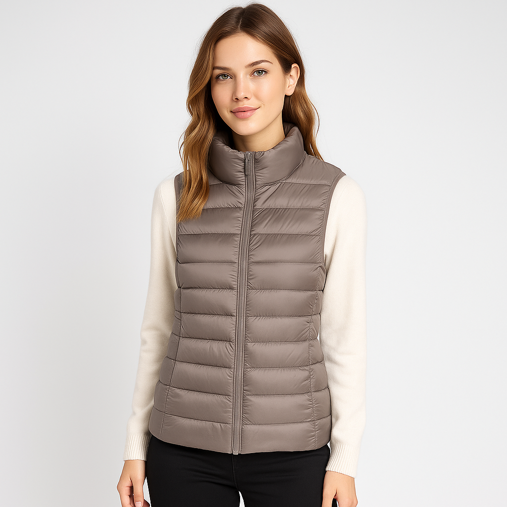 Chaleco acolchado para mujer ligero moderno - Lydiane