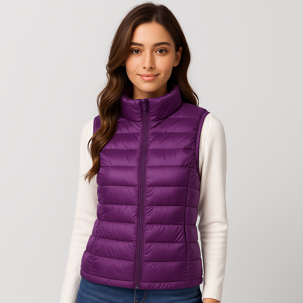 Chaleco acolchado para mujer ligero moderno - Lydiane