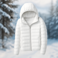 Chaqueta ligera acolchada con capucha versatil - Nora
