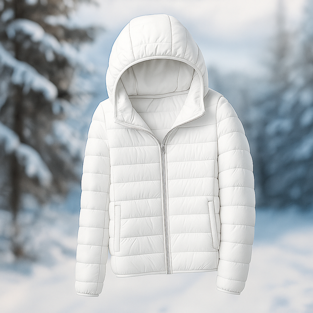 Chaqueta ligera acolchada con capucha versatil - Nora