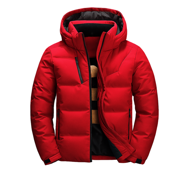Chaqueta acolchada con capucha y diseño urbano - Narel