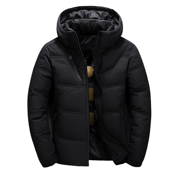 Chaqueta acolchada con capucha y diseño urbano - Narel